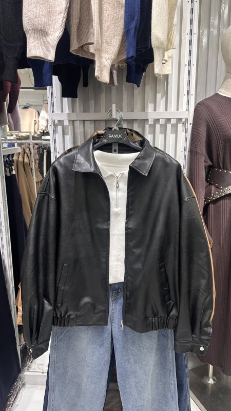 جكيت جلد zara ✅