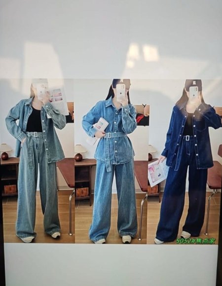 طقم جنز zara 