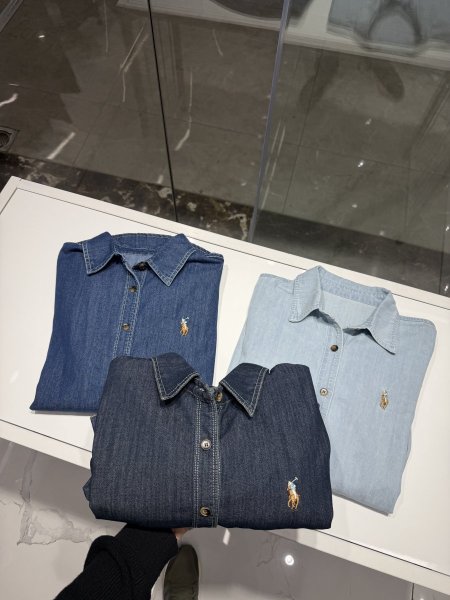 قميص جينز polo ✅