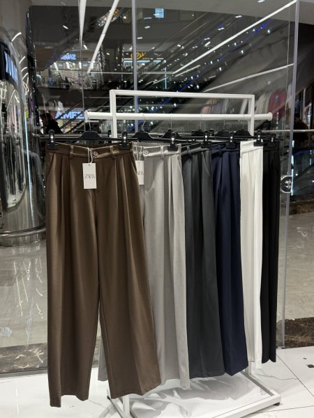 بنطلون zara قماش ✅
