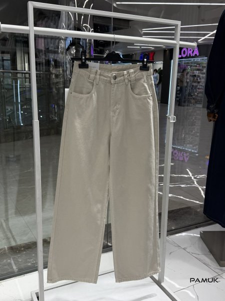 بنطلون جينز ستريت عريض✅