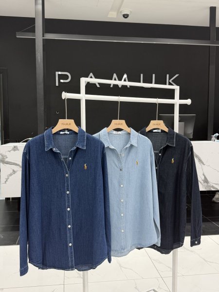 قميص جينز polo 🎠
