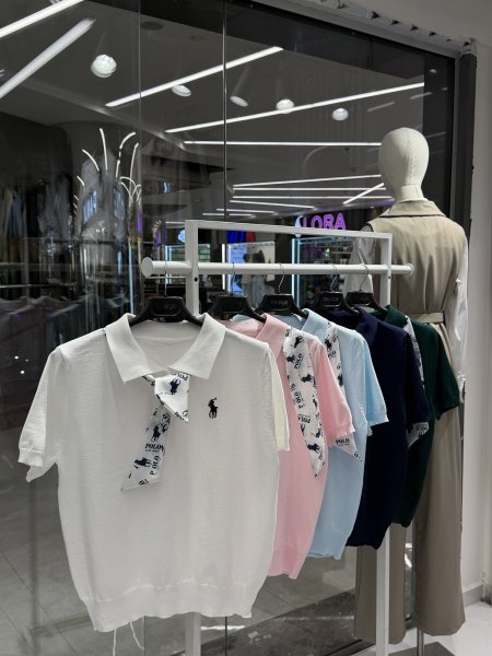 بلوز polo مع سكارف بولو ✅