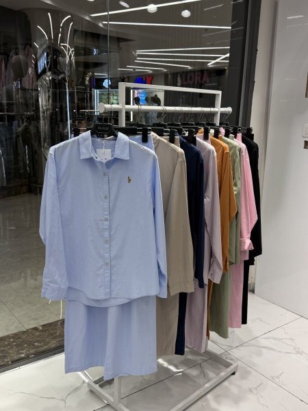 طقم polo قماشة باردة بتجنن🔥