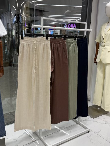 بنطلون Linen صيفي ☀️